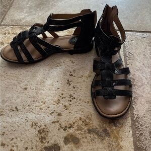 Black Strappy Sandals
